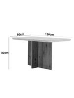 Sala De Jantar Mesa Olímpia 120cm 4 Cadeiras Turim