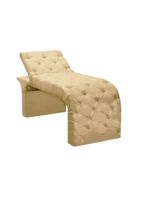 Maca Estofada Regulável Spa Suede Maitê – Bege