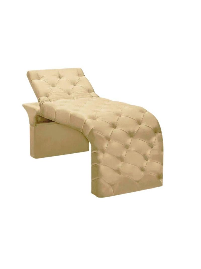 Maca Estofada Regulável Spa Suede Maitê – Bege