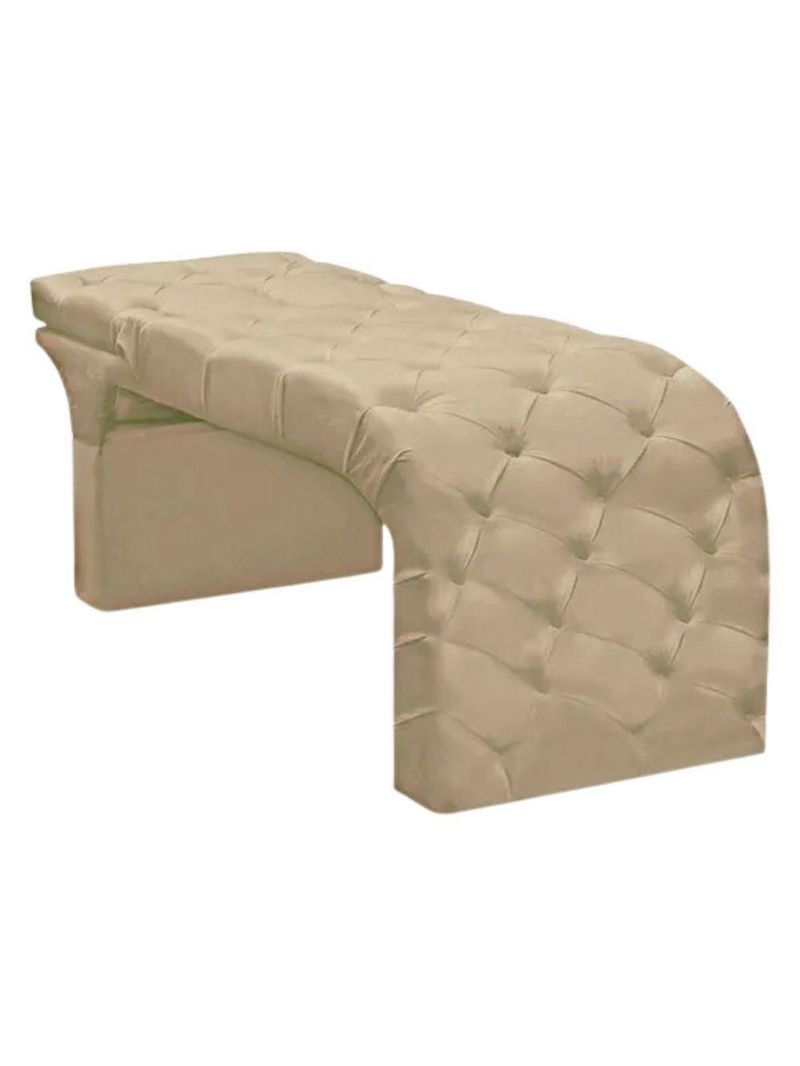 Maca Estofada Regulável Spa Suede Maitê – Bege