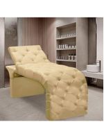 Maca Estofada Regulável Spa Suede Maitê – Bege