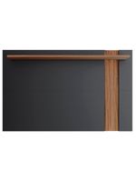 Painel Extensível para TV até 70 Polegadas 180 cm Leme Colibri Preto Noce Milano
