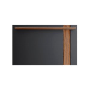 Painel Extensível para TV até 70 Polegadas 180 cm Leme Colibri Preto Noce Milano