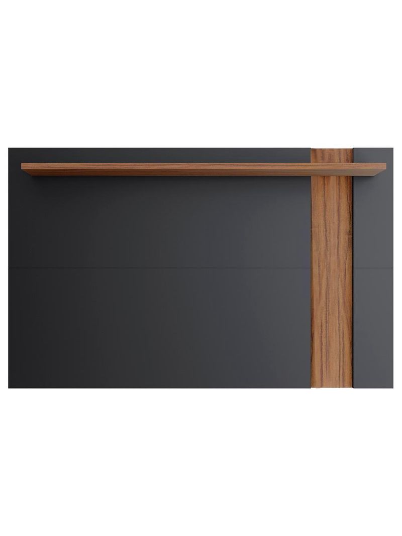 Painel Extensível para TV até 70 Polegadas 180 cm Leme Colibri Preto Noce Milano