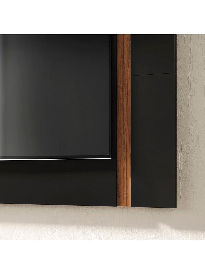 Painel Extensível para TV até 70 Polegadas 180 cm Leme Colibri Preto Noce Milano