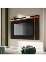 Painel Extensível para TV até 70 Polegadas 180 cm Leme Colibri Preto Noce Milano