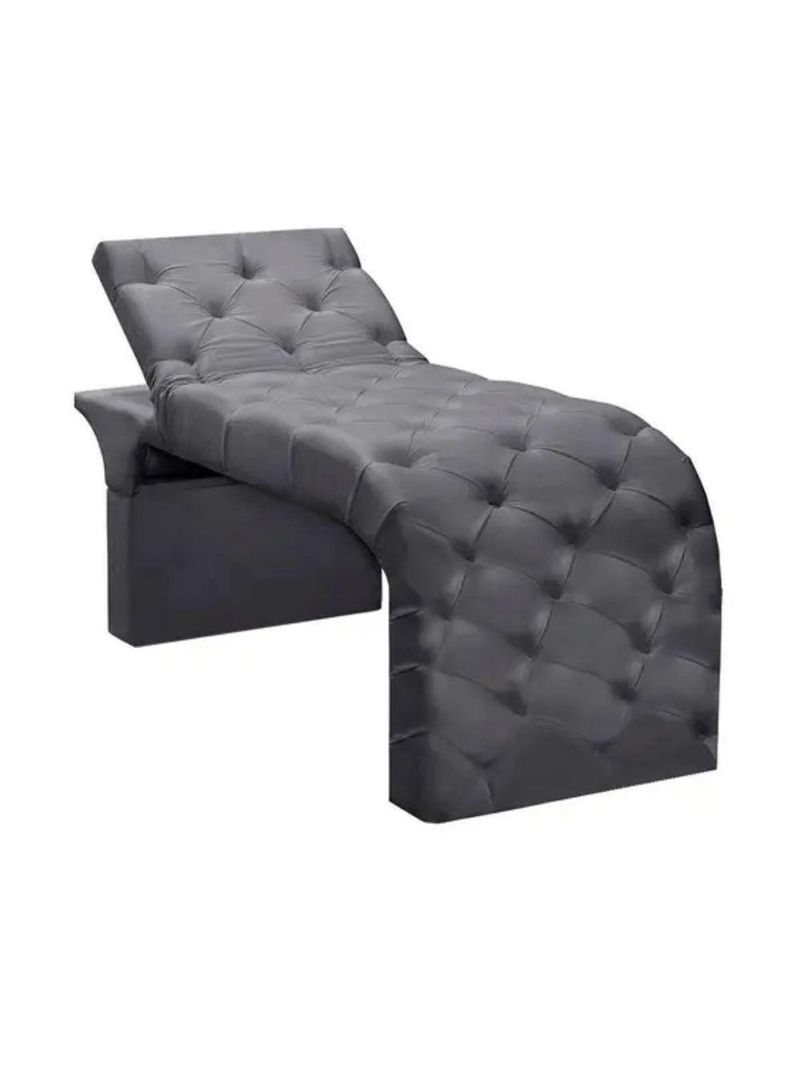 Maca Estofada Regulável Spa Suede Valentina – Cinza