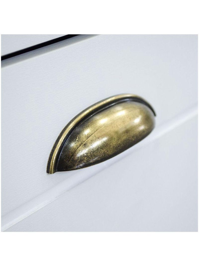 Balcão Canto Reto 01 Porta Americana Henn Branco Hp