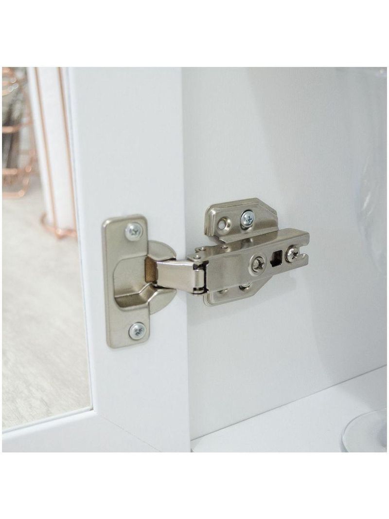 Balcão Canto Reto 01 Porta Americana Henn Branco Hp