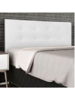 Cabeceira Estofada Cama Queen 160cm Helena Corino Branco