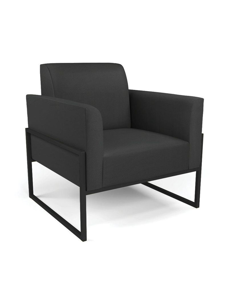 Poltrona Base Industrial Alta Preto Marisa Corino Preto D03 - D\'rossi