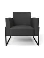 Poltrona Base Industrial Alta Preto Marisa Corino Preto D03 - D\'rossi