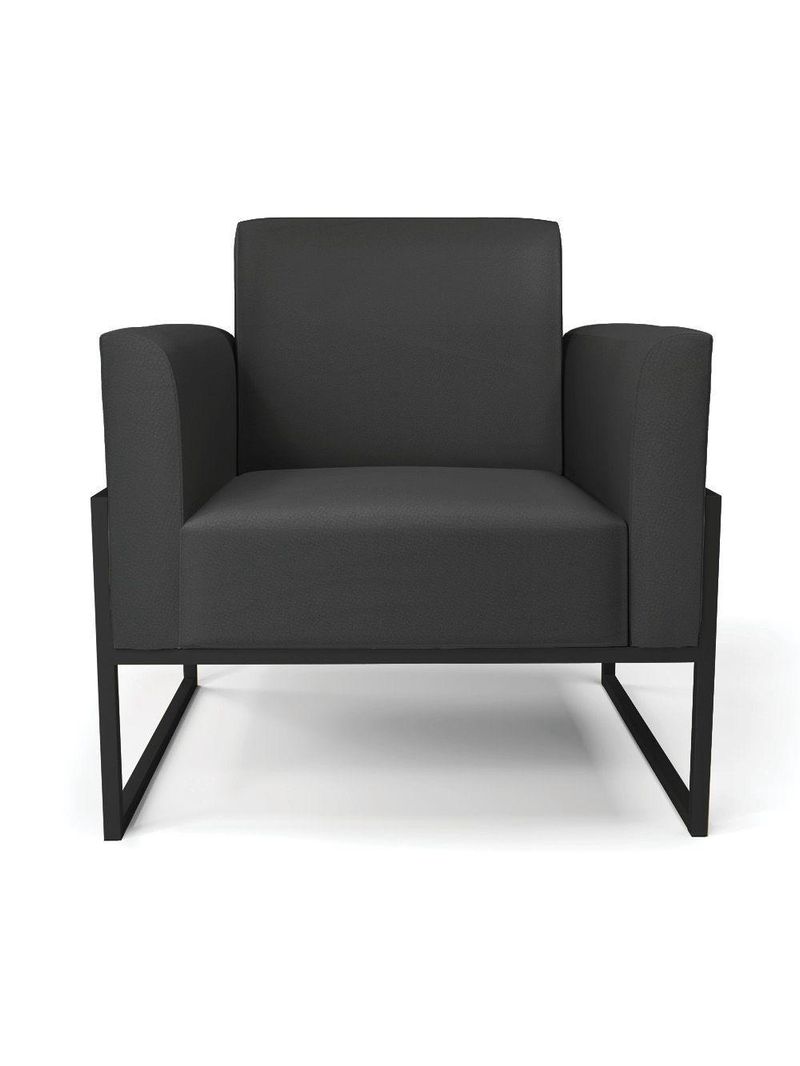 Poltrona Base Industrial Alta Preto Marisa Corino Preto D03 - D\'rossi