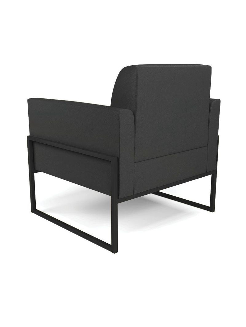 Poltrona Base Industrial Alta Preto Marisa Corino Preto D03 - D\'rossi