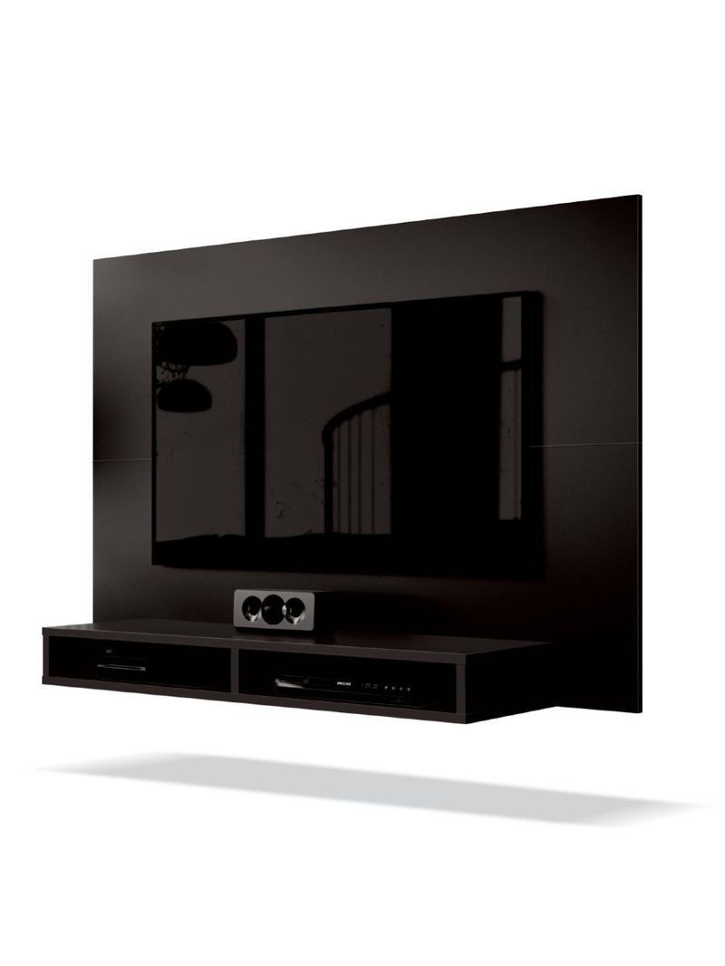 Painel Para Tv Até 42 Polegadas 1,20m Fox New Preto Preto