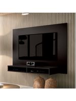 Painel Para Tv Até 42 Polegadas 1,20m Fox New Preto Preto