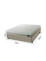 Cama Box Casal Colchão D45 Pillow Top Hellen 138x188