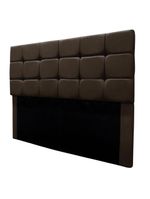 Cabeceira Estofada Cama Box Casal 160 Cm Ananda Suede Marrom
