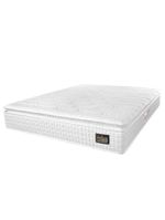 Colchão Casal Queen Espuma D45 Lazio Pillow Top 158x198x24cm Branco Hellen - Suporta Até 150 Kg Por Pessoa Branco