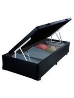 Cama Box Baú Solteiro Sintético SerenePrime Preto 88x188x44cm