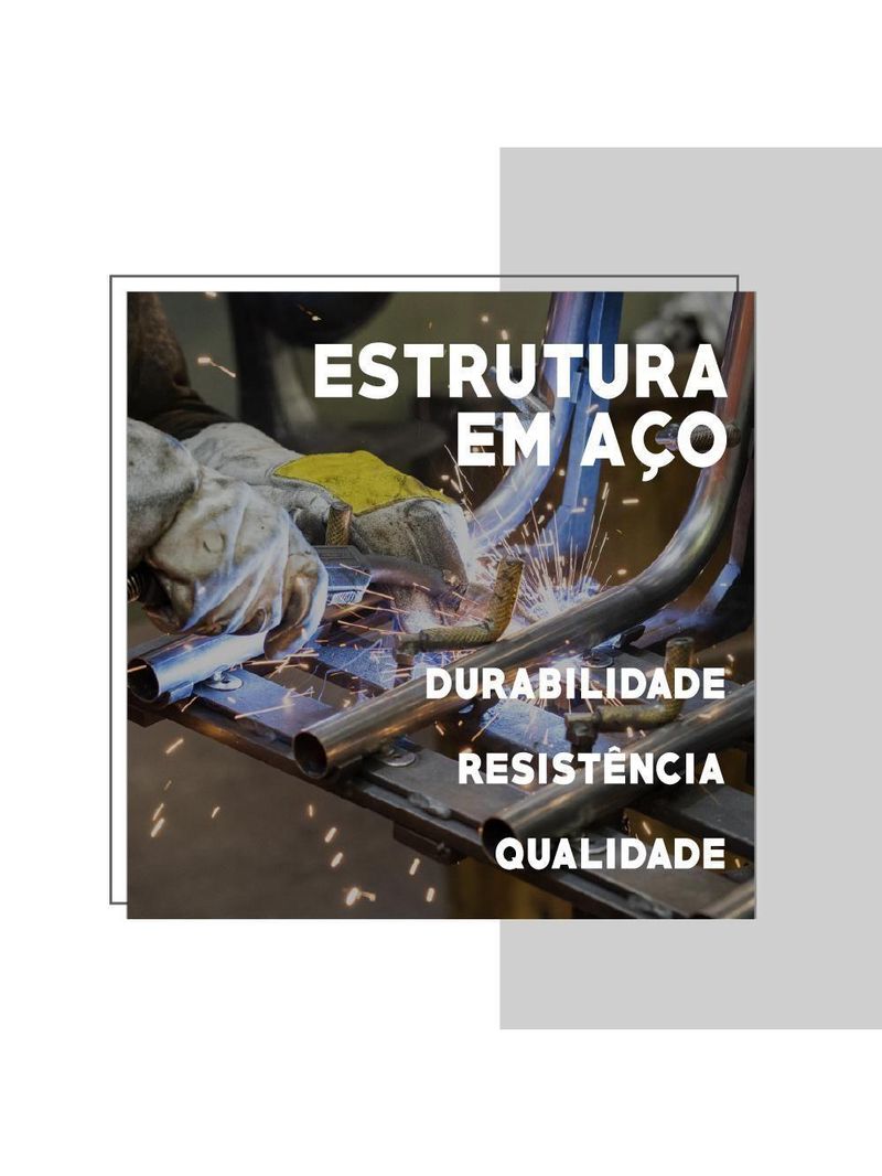 Conjunto 2 Cadeiras Tubo Preto com Napa Preta Carraro