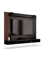 Painel TV Até 50" Dijon Ripado Preto