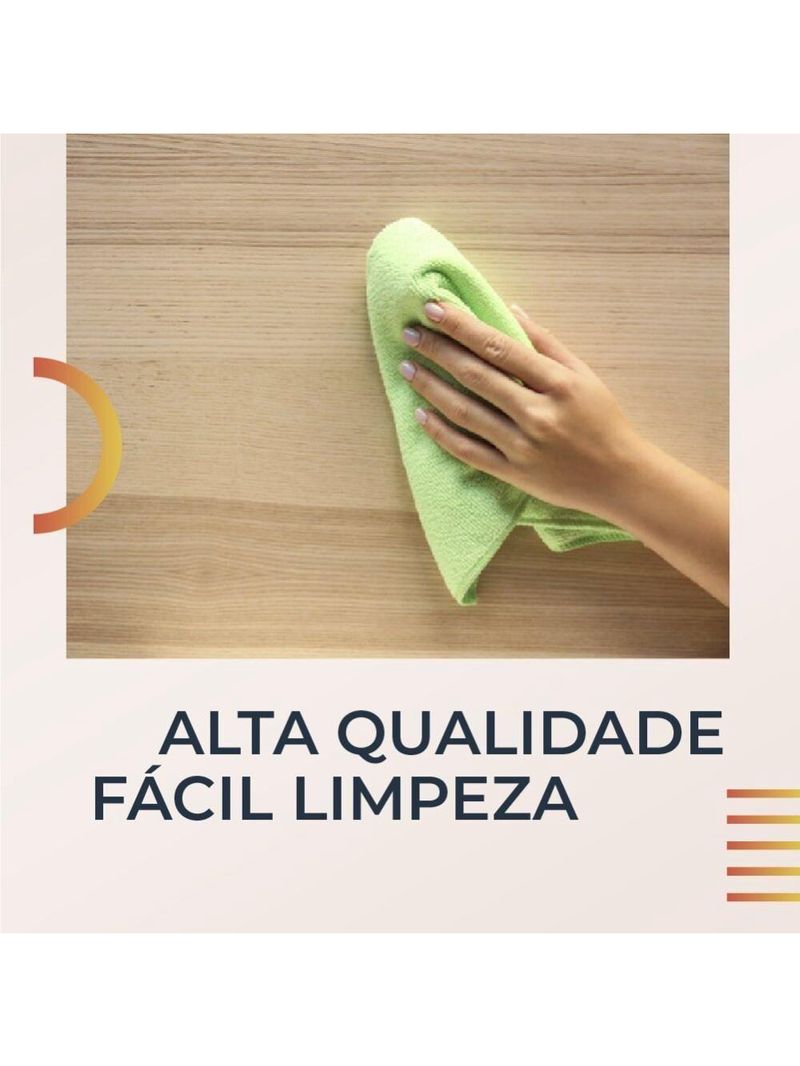 Painel TV Até 50" Dijon Ripado Preto