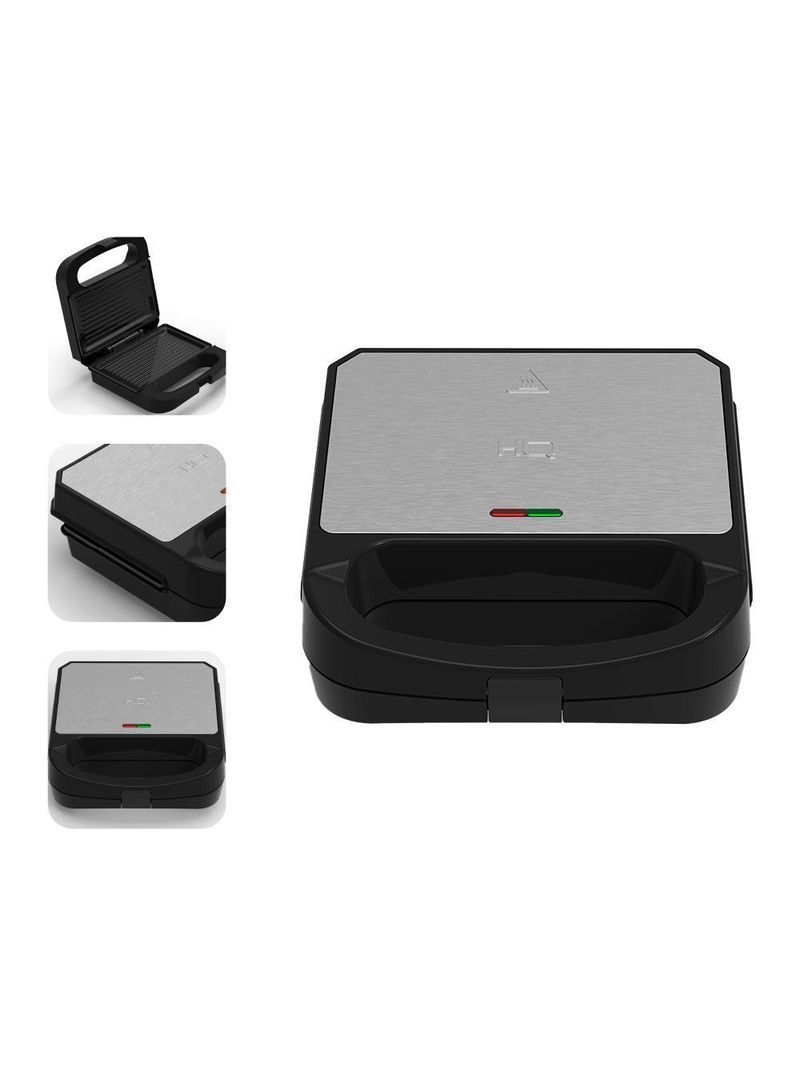 Sanduicheira e Grill HQ 750W Antiaderente Inox HQ-SG001 127V