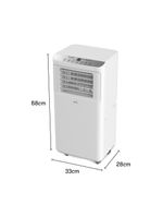 Ar Condicionado Portátil HQ 8500 Btu/h Frio Monofásico Branco HQ-AP8500FW 110V