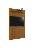 Painel Para Tv Até 55" Ripado Com Prateleira 1,35m Cedro EDN