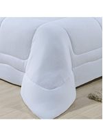 Edredom Dupla Face 100% Algodão Malha Casal Gran Moratta 01 Peça - Branco