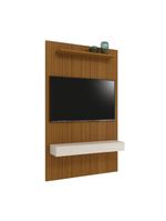 Painel TV Até 55" Ripado Egeo Com Nicho 1,35m Cedro
