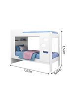 Beliche Floripa Para Colchão 0,88m Com Nicho Organizador