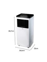 Ar Condicionado Portátil HQ 10500 BTUs Frio Monofásico Branco HQ-AP10500FW 127V