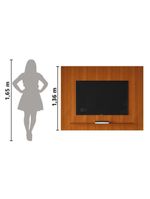 Painel Para Tv Até 75 Polegadas Ripado Impressão 3d Avante 1,79m Cedro Edn