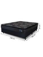 Cama Box Casal Queen Colchão City Pillow Top Hellen