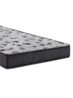 Cama Box Solteiro Suede + Colchão De Espuma D33 - Sereneprime - 88cm Preto
