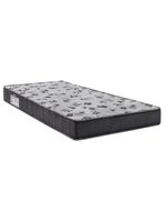 Cama Box Solteiro Suede + Colchão De Espuma D33 - Sereneprime - 88cm Preto