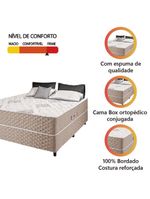 Cama Box Casal Conjugada Ortopédico Alpha Espuma