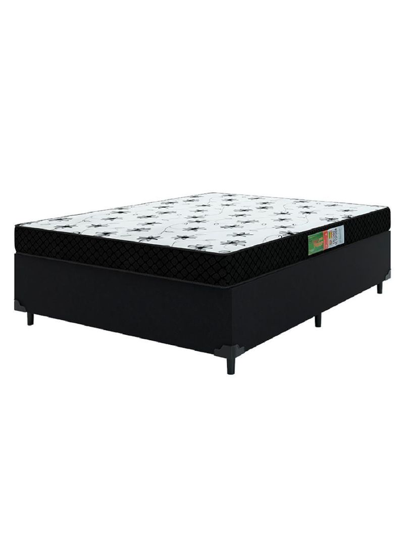 Cama Box Casal Colchão Espuma 138X188X50Cm Polar