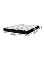 Cama Box Casal Colchão Espuma 138X188X50Cm Polar
