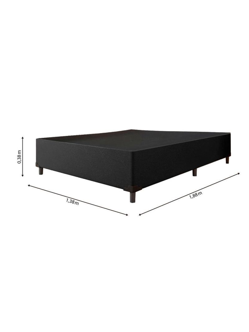 Cama Box Casal Colchão Espuma 138X188X50Cm Polar