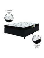 Cama Box Casal Colchão Espuma 138X188X50Cm Polar