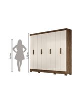 Guarda Roupas Casal 8 Portas 4 Gavetas Diplomata