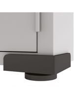 Armário Aço Escritório Fechadura 3 Prateleiras Ea302 Laranja