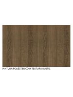 Guarda-roupa Casal Madesa Apolo 4 Portas De Correr Com Espelho Rustic