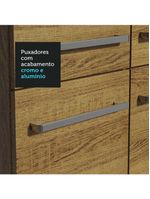 Armário De Cozinha Completa 325cm Rustic Emilly Madesa 02 Rustic