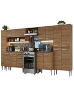 Armário De Cozinha Completa 325cm Rustic Emilly Madesa 02 Rustic