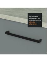 Cozinha Completa 350001 Com Armário E Balcão Branco/Cinza