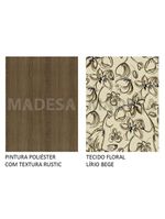 Conjunto Sala de Jantar Maya Mesa com 4 Cadeiras – Madesa